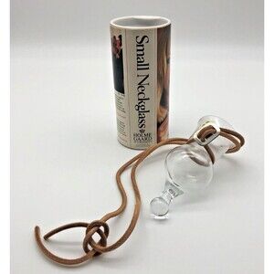 VINTAGE Holme Gaard Small Neckglass Wine Glass Hands-free Wearable Retro MCM